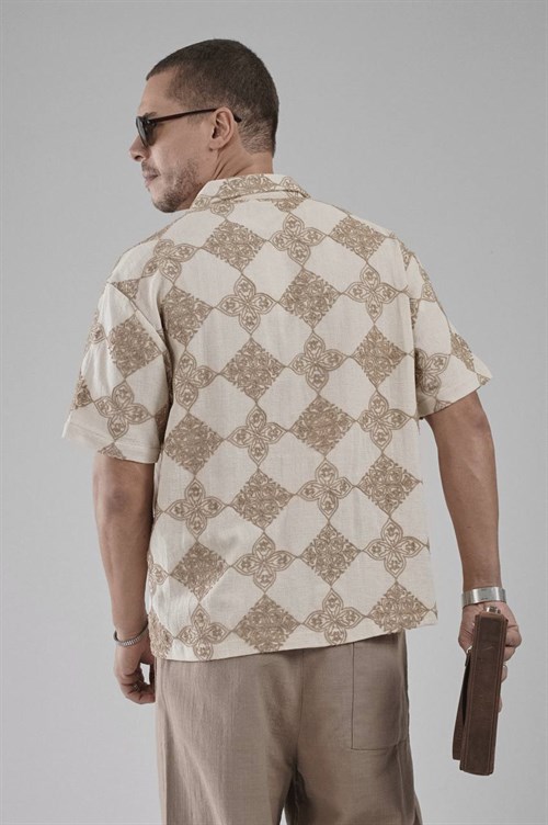 Wholesale Mens Beige Shirt