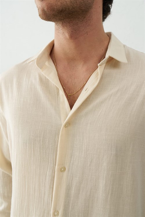 Wholesale Mens Beige Shirt