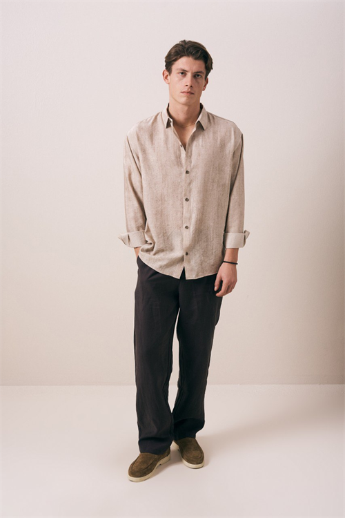 Wholesale Mens Beige Shirt