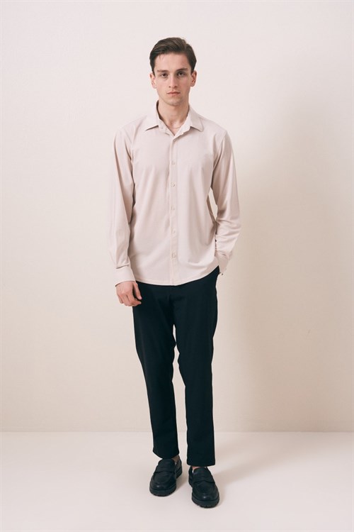 Wholesale Mens Beige Shirt
