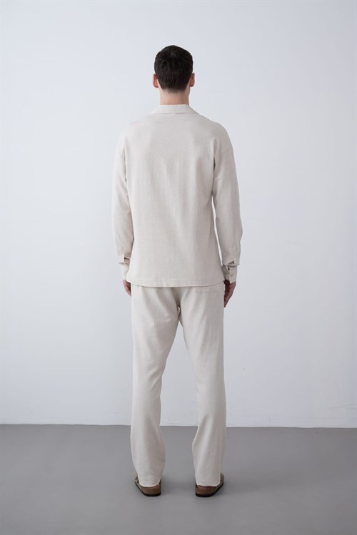 Wholesale Mens Beige Shirt