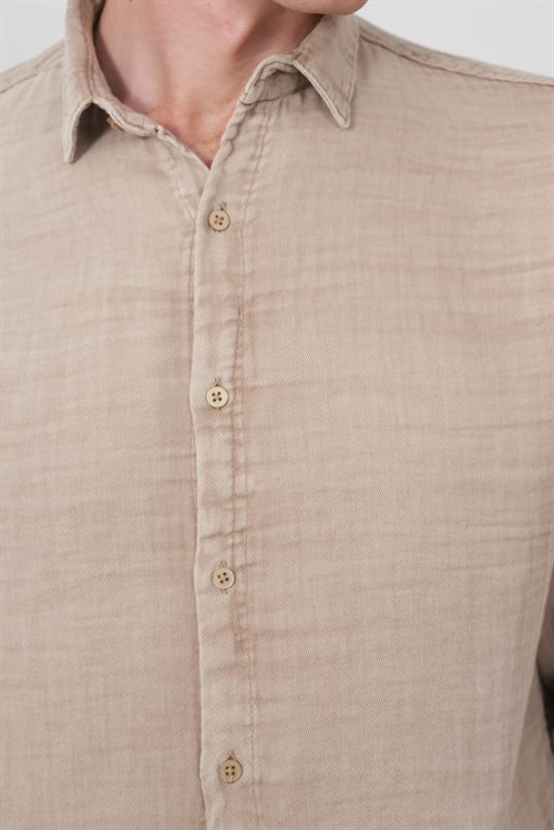 Wholesale Mens Beige Shirt