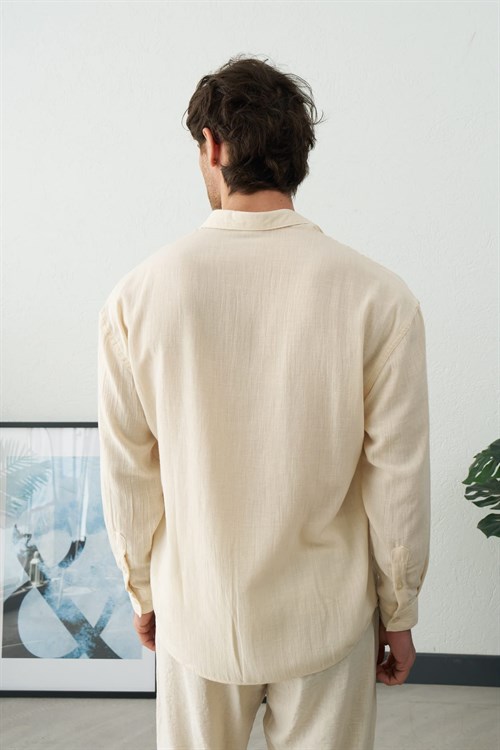 Wholesale Mens Beige Shirt