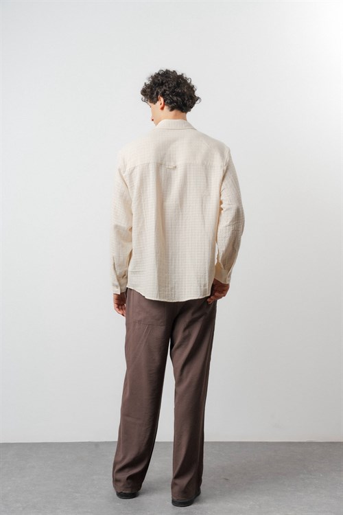 Wholesale Mens Beige Shirt