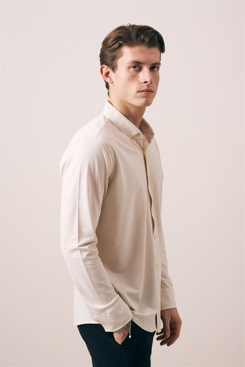 Wholesale Mens Beige Shirt