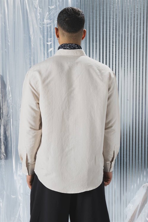 Wholesale Mens Beige Shirt
