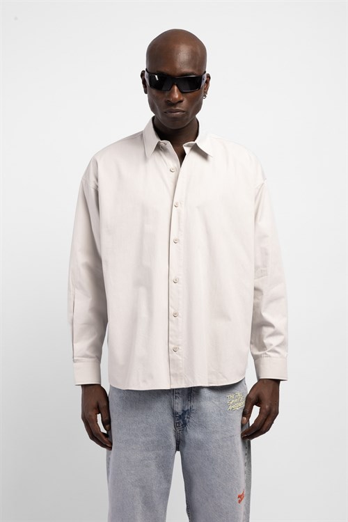 Wholesale Mens Beige Shirt