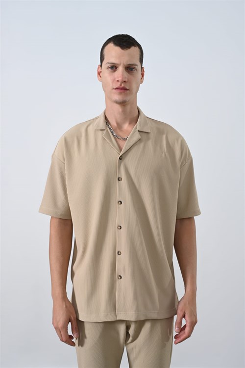 Wholesale Mens Beige Shirt