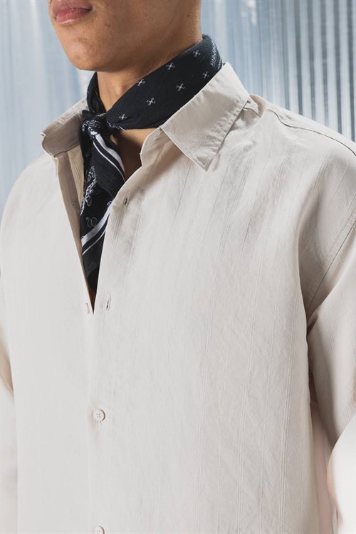 Wholesale Mens Beige Shirt