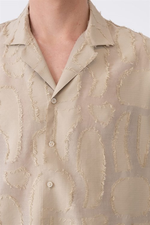 Wholesale Mens Beige Shirt