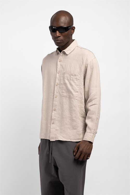 Wholesale Mens Beige Shirt