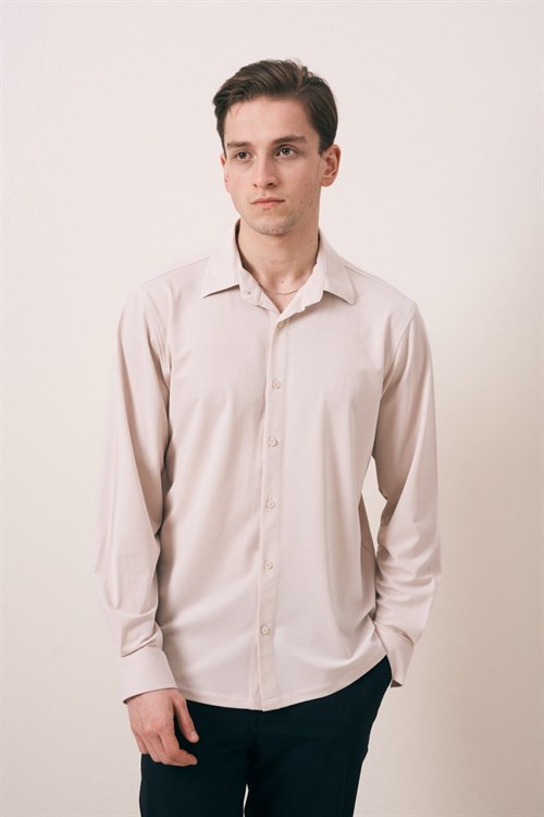 Wholesale Mens Beige Shirt