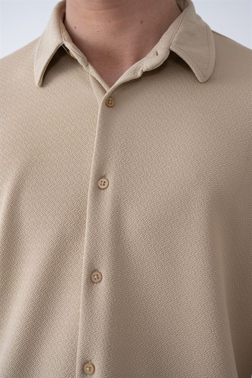 Wholesale Mens Beige Shirt