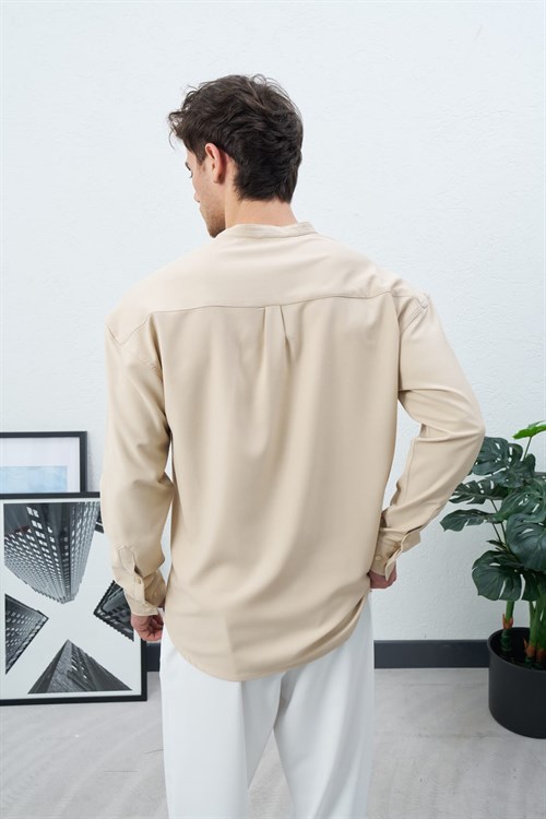 Wholesale Mens Beige Shirt