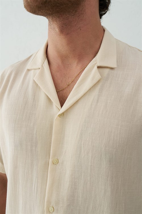 Wholesale Mens Beige Shirt