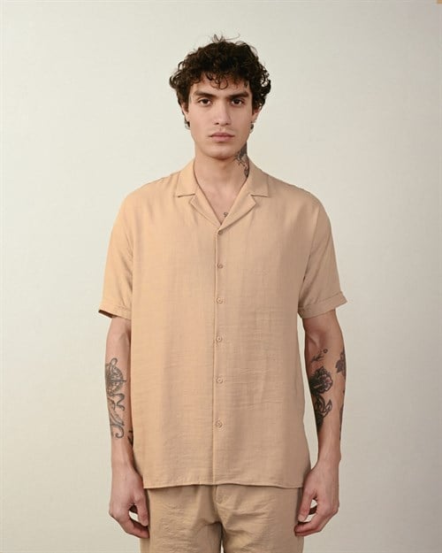 Wholesale Mens Beige Shirt