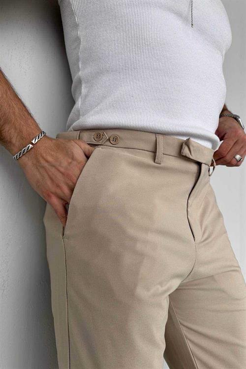 Wholesale Mens Beige Slim Fit Jeans