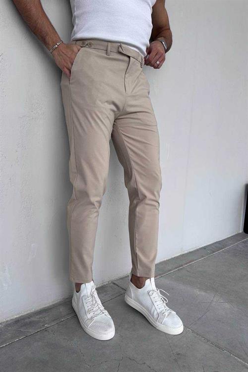 Wholesale Mens Beige Slim Fit Jeans