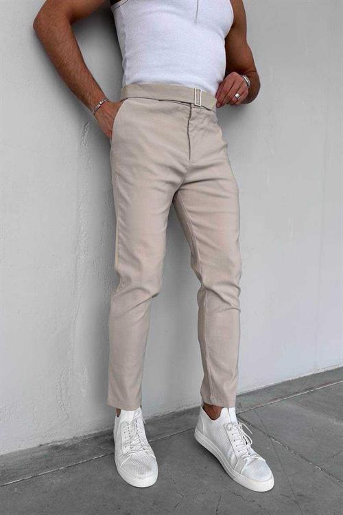 Wholesale Mens Beige Slim Fit Jeans