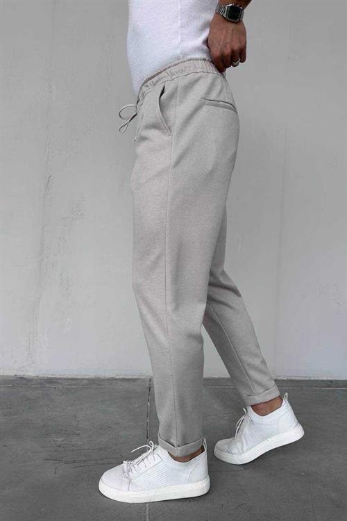 Wholesale Mens Beige Slim Fit Pants