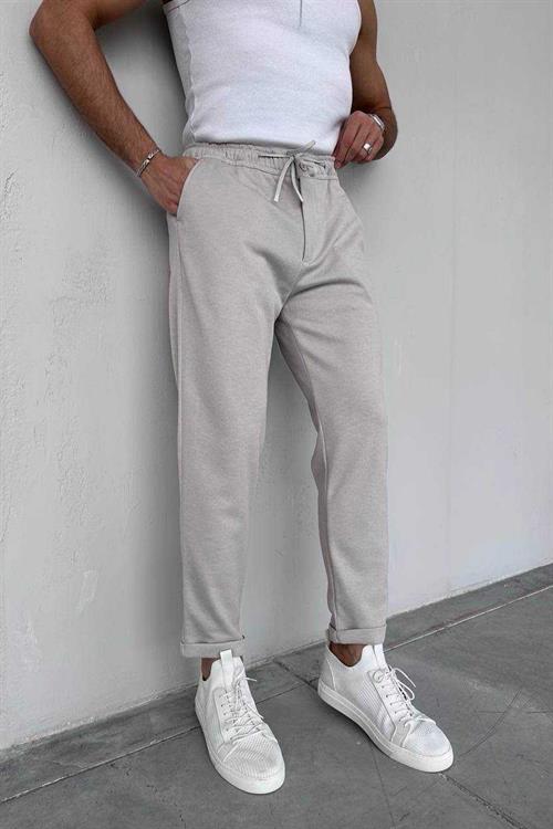 Wholesale Mens Beige Slim Fit Pants