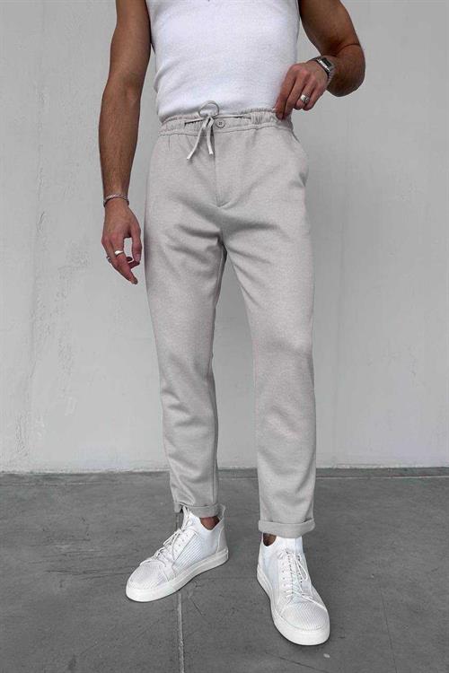 Wholesale Mens Beige Slim Fit Pants