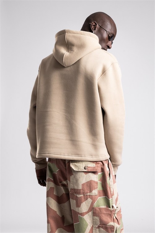 Wholesale Mens Beige Sweatshirt 