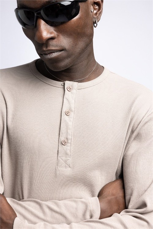 Wholesale Mens Beige Sweatshirt 