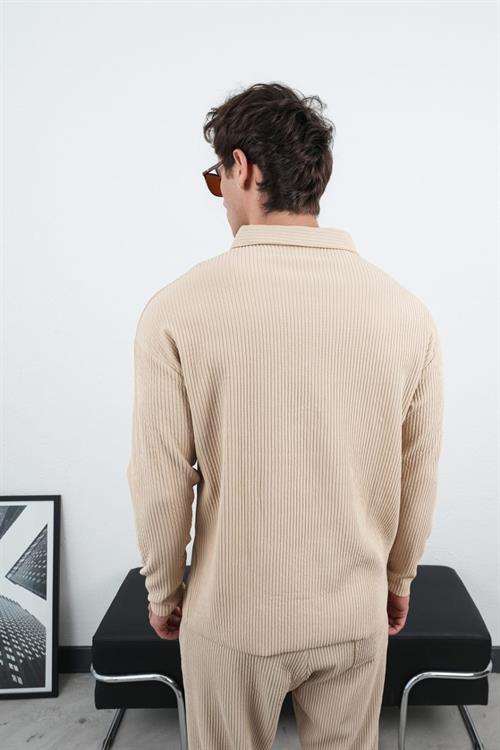 Wholesale Mens Beige Sweatshirt