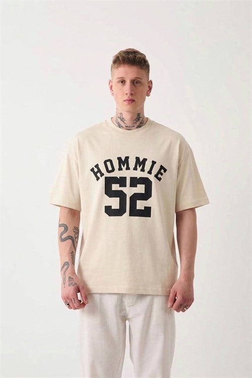 Wholesale Mens Beige T-Shirt 