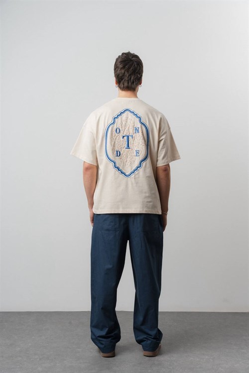 Wholesale Mens Beige T-Shirt