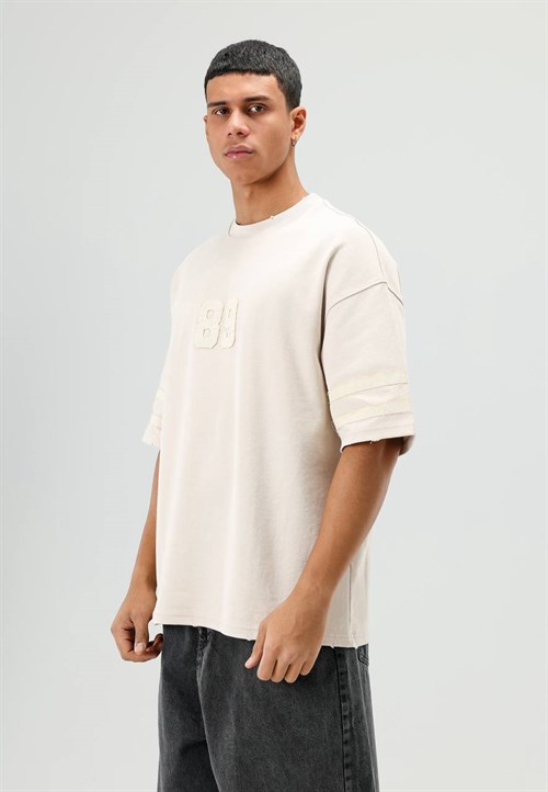 Wholesale Mens Beige T-Shirt