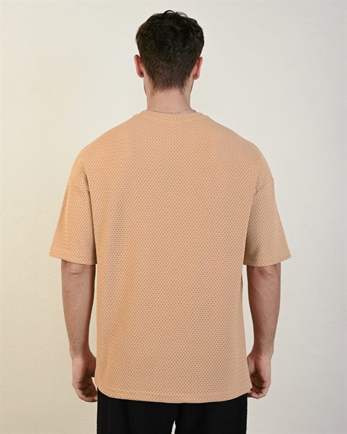 Wholesale Mens Beige T-Shirt