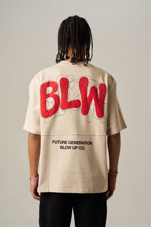 Wholesale Mens Beige T-Shirt