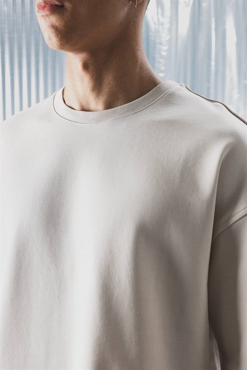 Wholesale Mens Beige T-Shirt 