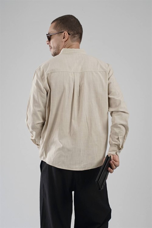 Wholesale Mens Beige T-Shirt