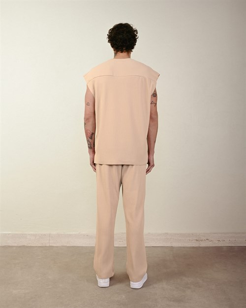 Wholesale Mens Beige T-Shirt