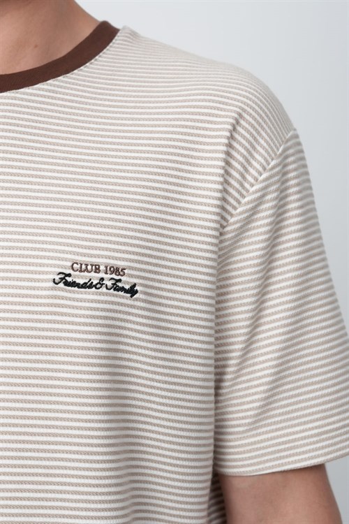 Wholesale Mens Beige T-Shirt