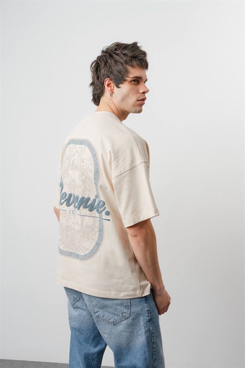 Wholesale Mens Beige T-Shirt