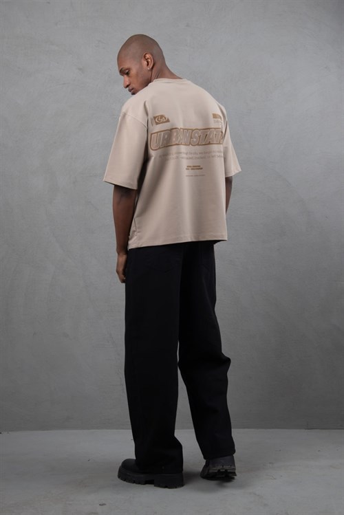Wholesale Mens Beige T-Shirt