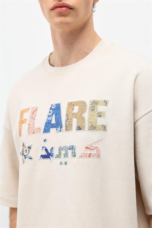 Wholesale Mens Beige T-Shirt