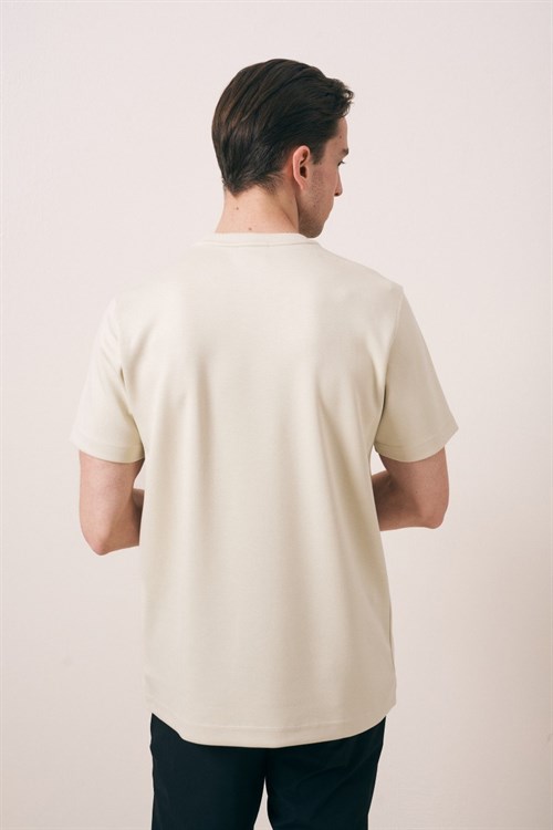Wholesale Mens Beige T-Shirt