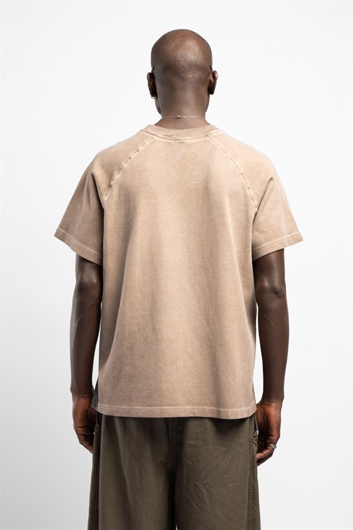 Wholesale Mens Beige T-shirt