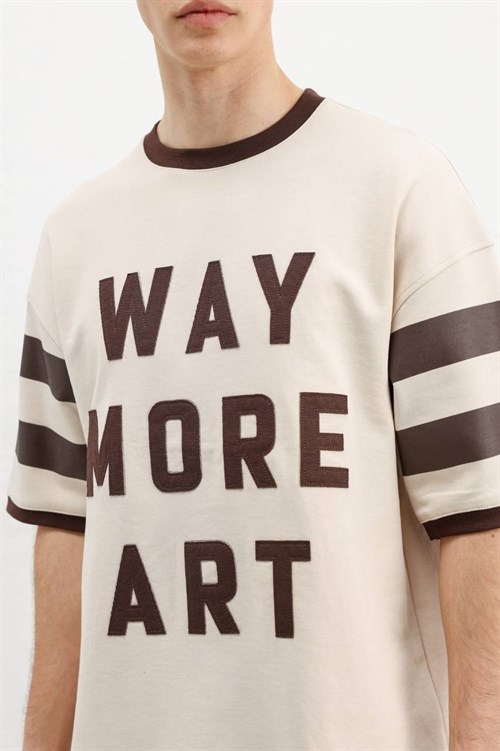 Wholesale Mens Beige T-Shirt