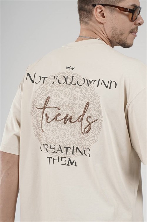 Wholesale Mens Beige T-Shirt