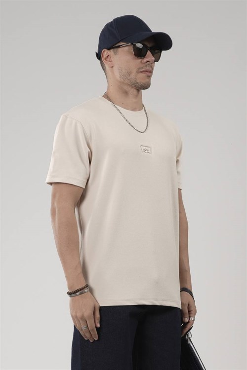 Wholesale Mens Beige T-Shirt