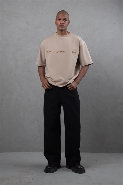 Wholesale Mens Beige T-Shirt