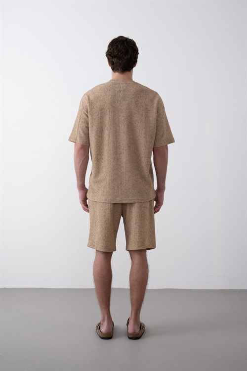 Wholesale Mens Beige T-Shirt