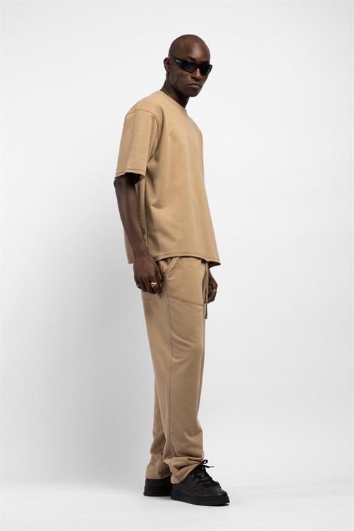 Wholesale Mens Beige T-shirt