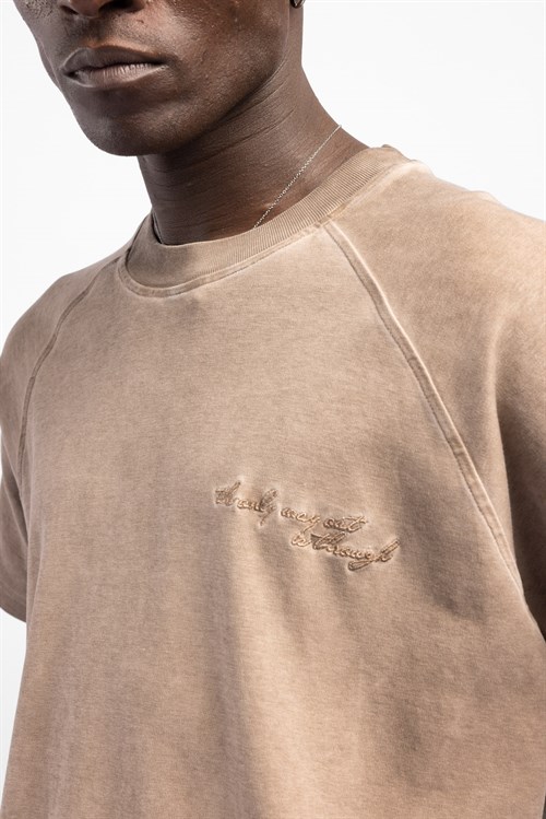 Wholesale Mens Beige T-shirt